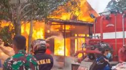 Kebakaran Hari Ini di Berau Kaltim, 8 Rumah Warga Hangus<