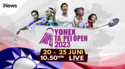 Jagoan Bulu Tangkis Indonesia Beraksi di Taipei Open 2023 Mulai Besok! LIVE iNews