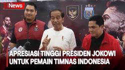 Presiden Jokowi Apresiasi Permainan Timnas Indonesia Walaupun Kalah 0-2 dari Argentina