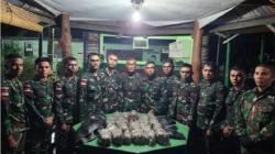 Satgas TNI Gagalkan Penyelundupan 20 Paket Ganja di Perbatasan RI-PNG, 2 Pelaku Kabur