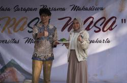 Sarapan Bareng Mahasiswa, Rektor UMY Luncurkan Program Serasa Masa Dukung Kampus Go Green<