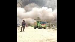 Heboh Video Longsor Besar di Gunung Kuda Cirebon, Pengelola Tambang Sebut Disengaja<