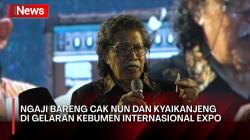 Ribuan Masyarakat Ngaji Bareng Cak Nun dan Kyai Kanjeng di Gelaran Kebumen Internasional Expo