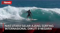 Serunya International Surfing Competition 2023, Diikuti 9 Negara di Nias Utara