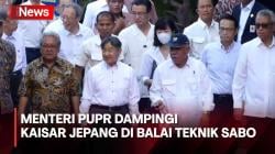 Didampingi Menteri PUPR, Kaisar Jepang Kunjungi Balai Teknik Sabo
