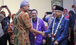 FKUB Kaltim Belajar Toleransi Beragama, Ganjar Cerita soal Kerukunan Umat di Jateng<