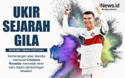 Infografis Cristiano Ronaldo Ukir Sejarah Gila Bersama Timnas Portugal