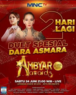 Jangan Ketinggalan, Duet Spesial Dara Asmara di Ambyar Awards 2023 Bakal Tayang 2 Hari Lagi!