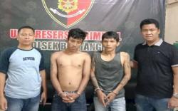 Jambret HP Anak Kecil, 2 Pria Bertato Tertunduk Ditangkap Polisi 