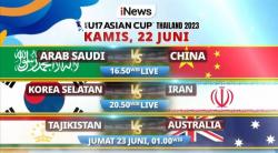Arab Saudi Vs China dan Korsel Lawan Iran di Piala Asia U-17 2023 Hari Ini, LIVE iNews