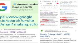 Website MAN 1 Malang Diretas, Disisipi Link Situs Judi Online