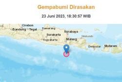 Gempa Malang Hari Ini M 4,8 di Laut Dirasakan hingga Trenggalek dan Lumajang