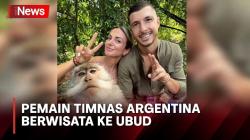 Nikmati Liburan, Pemain Timnas Argentina Guido Rodriguez Berwisata ke Ubud Bareng Istri