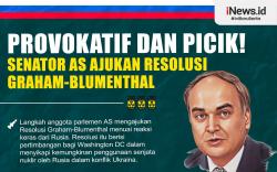 Infografis Senator AS Ajukan Resolusi Graham-Blumenthal, Rusia Bereaksi