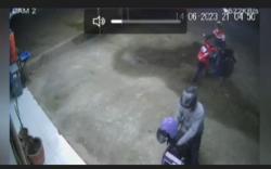 Terekam CCTV, Kawanan Curanmor Curi Motor di Perindustrian II Palembang