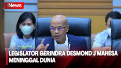  Legislator Gerindra Desmond J Mahesa Meninggal Dunia
