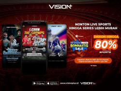 Jangan Ketinggalan Streaming Makin Murah Pakai Vision+, Bakal Bagi-bagi Diskon hingga 80% di 7.7 Shopee Live Bombastis Sale