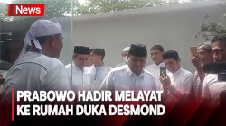 Prabowo Subianto Melayat ke Rumah Duka Desmond, Gerindra Kehilangan Salah Satu Kader Terbaiknya