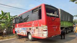 Kecelakaan Hari ini di Pesawaran, Bus Rombongan Pernikahan Terguling Tewaskan 1 Orang