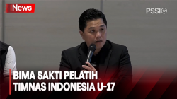 PSSI Tunjuk Bima Sakti sebagai Pelatih Hadapi Piala Dunia U-17 2023