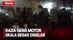 Razia Geng Motor di Medan, Gegara Viral Ancaman akan Serang Warga