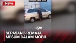 Nekat, Sepasang Remaja Berbuat Mesum Dalam Mobil di Sidoarjo