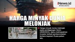Infografis Harga Minyak Dunia Melonjak