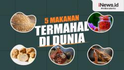 Infografis 5 Makanan Termahal di Dunia