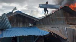 Kebakaran di Merauke, 6 Rumah Warga Hangus Dilalap Api<