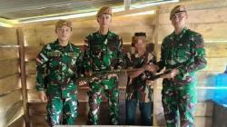 Satgas Yonarhanud di Malut Terima 100 Senpi, Amunisi dan Bahan Peledak dari warga