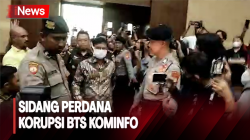 Johnny G Plate Hadiri Sidang Perdana Korupsi BTS Kominfo 