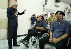 Begini Cara Ganjar Pranowo Pacu Kemandirian Penyandang Disabilitas di Jateng 