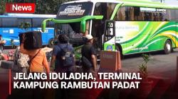 Terminal Kampung Rambutan Dipadati Pemudik Jelang Iduladha