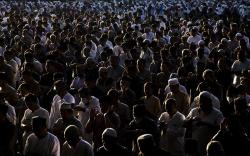 3.000 Jemaah Muhammadiyah Bandung Sholat Idul Adha di Lapangan Lodaya<