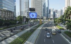 Suasana Jalan Protokol Jakarta Ramai Lancar saat Libur Panjang Idul Adha 1444 H