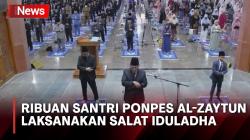 Suasana Ribuan Santri dan Pegawai Ponpes Al-Zaytun Laksanakan Salat Iduladha<