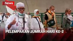 Lempar Jumrah Hari Ke-2 Lebih Lengang, Jemaah Tetap Semangat