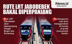 Infografis Rute LRT Jabodebek Bakal Diperpanjang