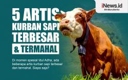 Infografis 5 Artis Kurban Sapi Terbesar dan Termahal