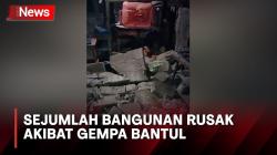 Bantul Diguncang Gempa M 6,4, Sejumlah Bangunan Alami Kerusakan
