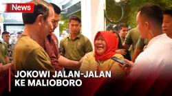 Presiden Jokowi Disambut Histeris saat Berkunjung ke Malioboro, Salah Satu Warga Menangis