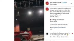 Gempa Bumi Magnitudo 6,4 Guncang DIY, Atap Taman Budaya Gunungkidul Ambrol