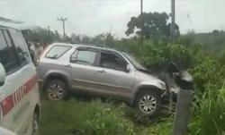 Kecelakaan di Jambi, Pengemudi Minibus Tewas Mengenaskan Tabrak Pembatas Jalan 