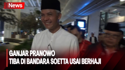 Ganjar Pranowo Tiba di Bandara Soetta Usai Ibadah Haji di Makkah 