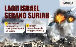 Infografis Israel Serang Suriah