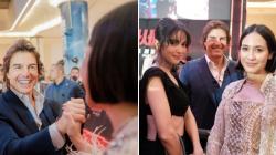 Pevita Pearce Bertemu Langsung dengan Tom Cruise di Korea, Intip Foto-Fotonya