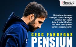 Infografis Cesc Fabregas Pensiun dari Sepak Bola