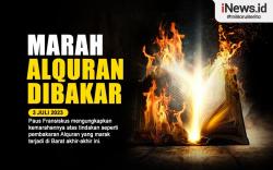 Infografis Paus Fransiskus Marah Alquran Dibakar