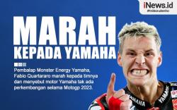 Infografis Quartararo Marah kepada Yamaha