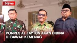 Mahfud MD: Ponpes Al Zaytun akan Dibina di Bawah Kemenag<